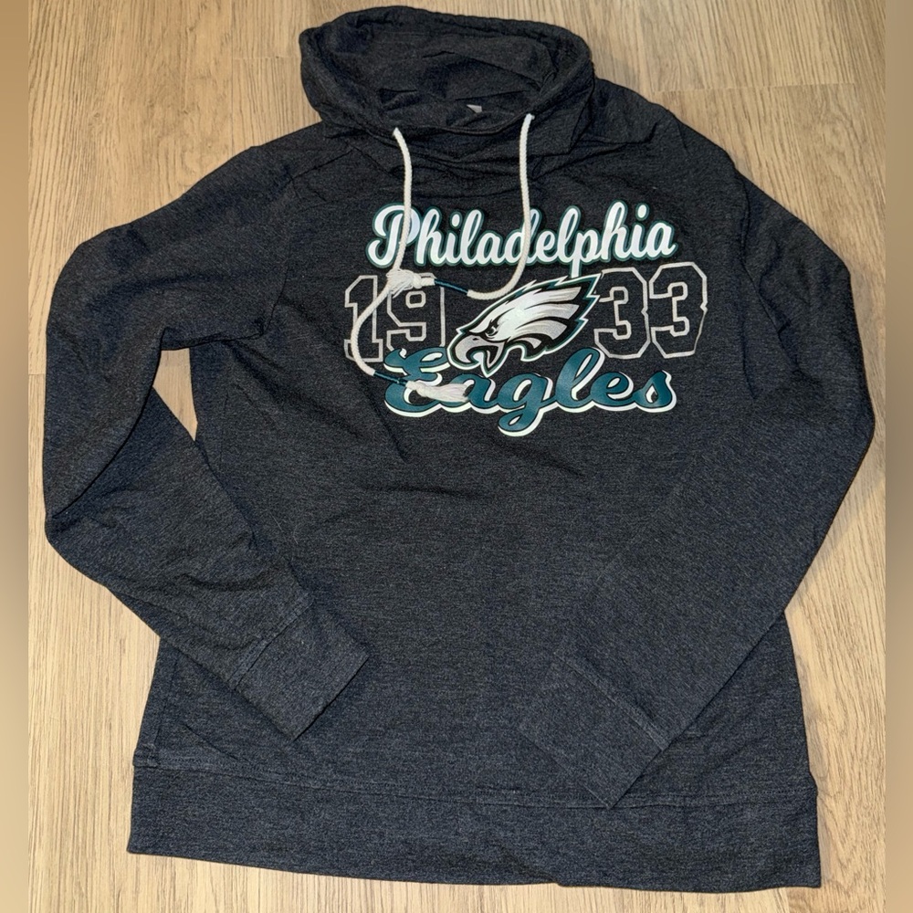 NFL Charcoal Hoodie with‎ Team Emblem